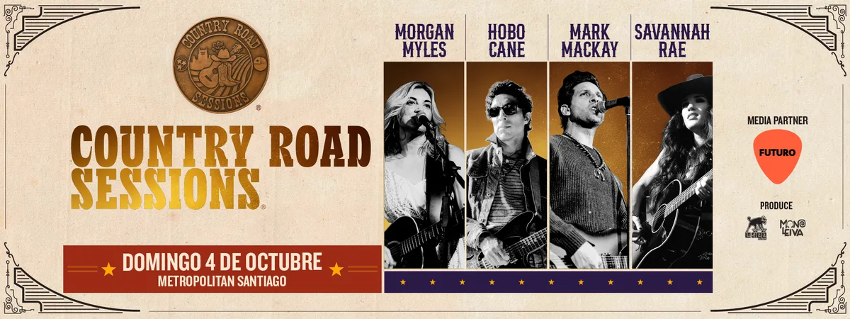 COUNTRY ROAD SESSIONS: La fuerza musical de Nashville aterriza nuevamente en Chile